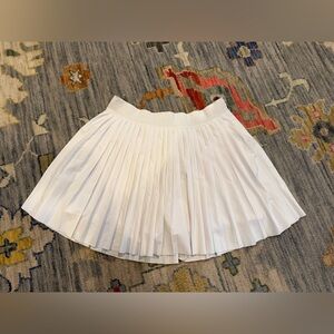 Beyond Yoga If You Pleats pleated tennis Mini Skort Size Medium Lined White